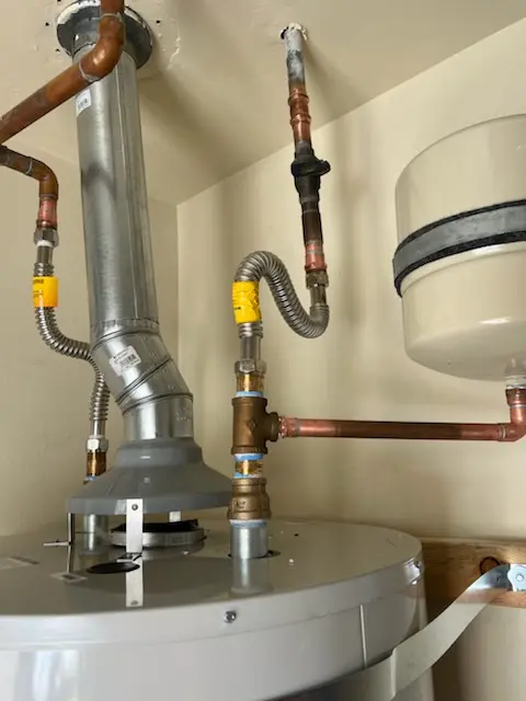 Water heater installation and plumbing repair in Prunedale
